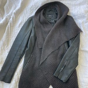 Blanc Noir moto jacket size large